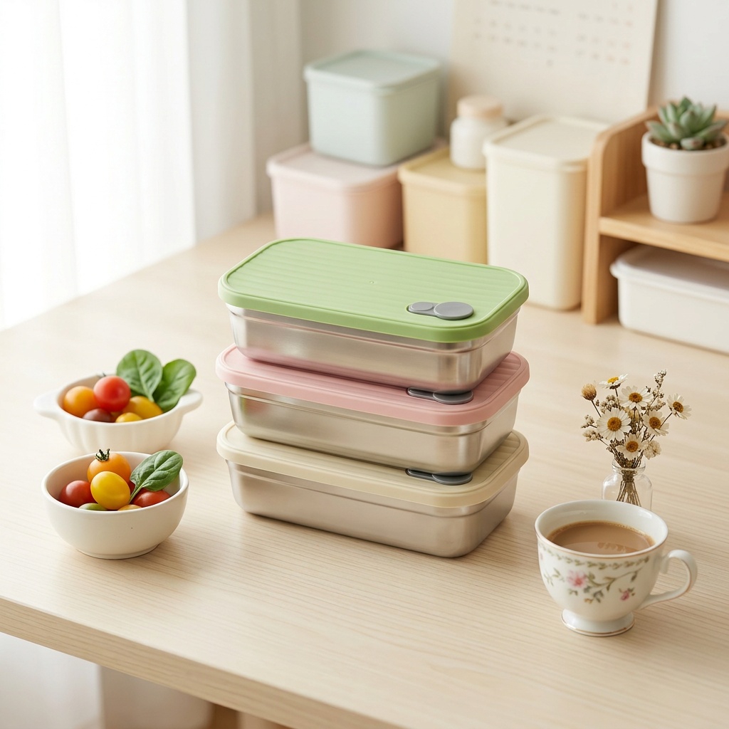 Meal Prep Recipes - Contenitore per Pranzo in Acciaio Inox,