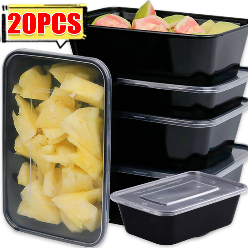 Meal Prep Chef - Contenitori per alimenti 10/20x con coperchi,