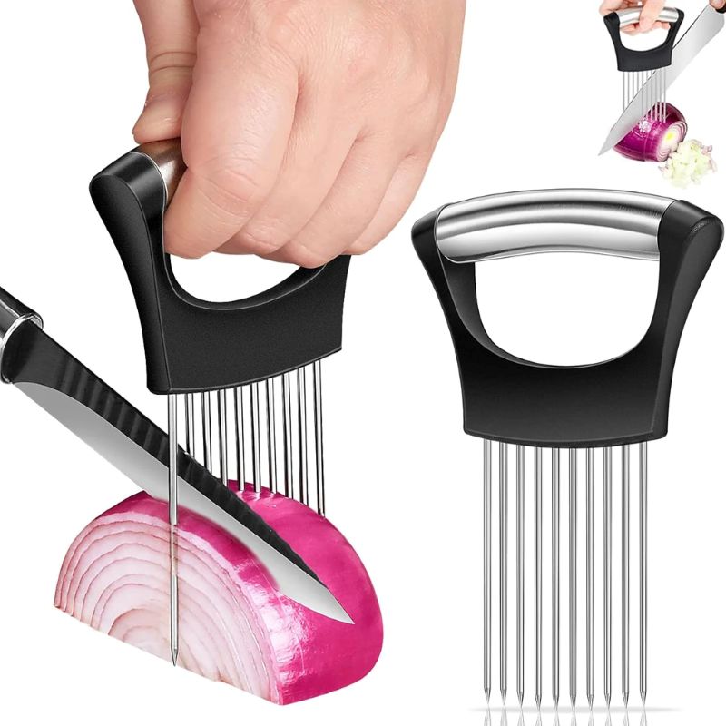 Onion Holder Slicer - Supporto per Tagliare le Cipolle in