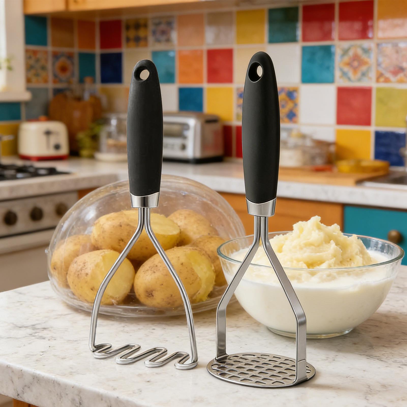 Meal Prep With Potatoes - Schiacciapatate Manuale, Utensile da Cucina Resistente