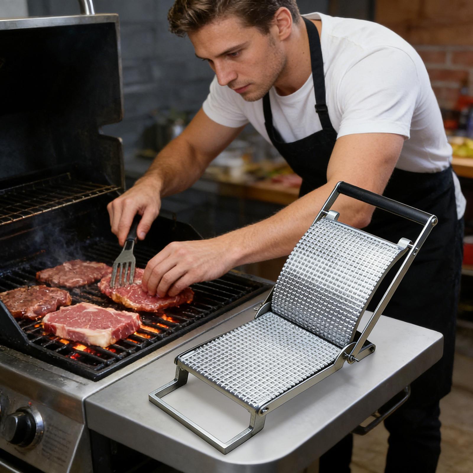 Meal Prep With Chicken - Tenderizzatore per Carne in Acciaio Inox,