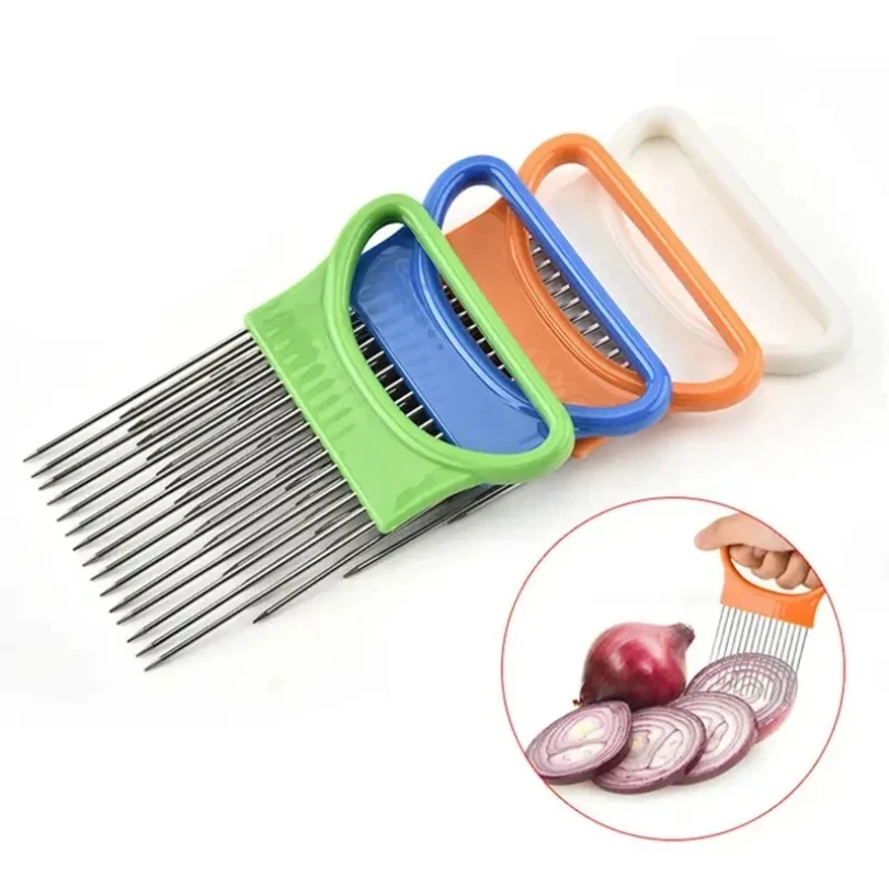 Onion Holder Slicer - Gadget da cucina Porta cipolla in