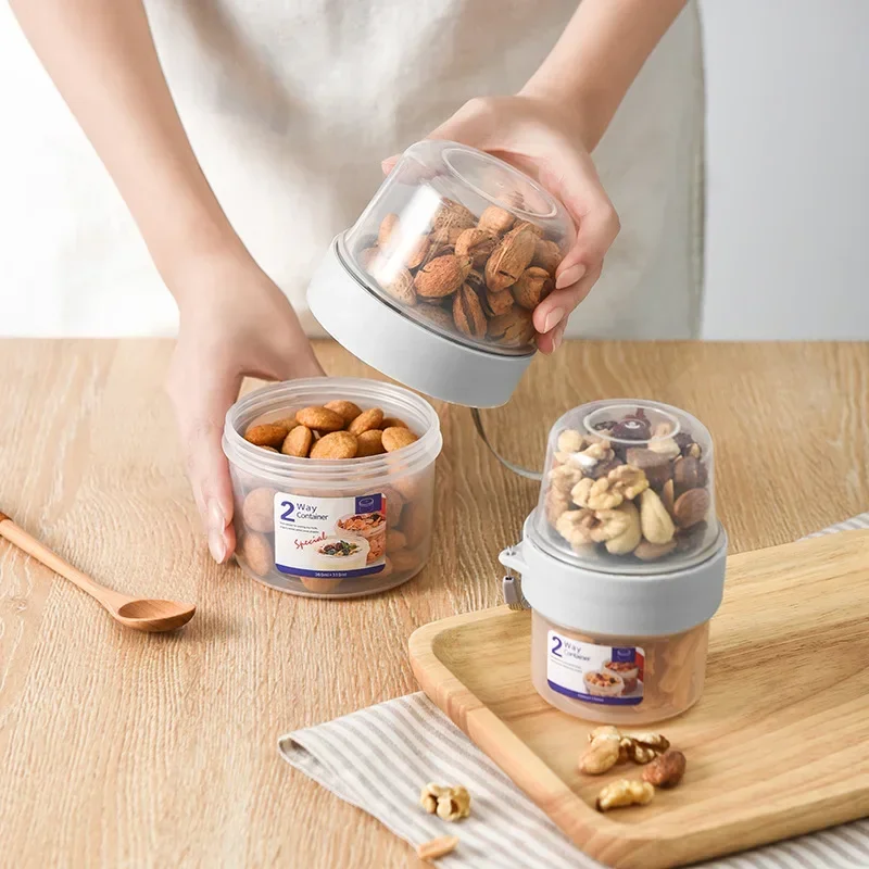 Meal Prep Yogurt Containers - Colazione Farina d'avena Cereali Noce Yogurt