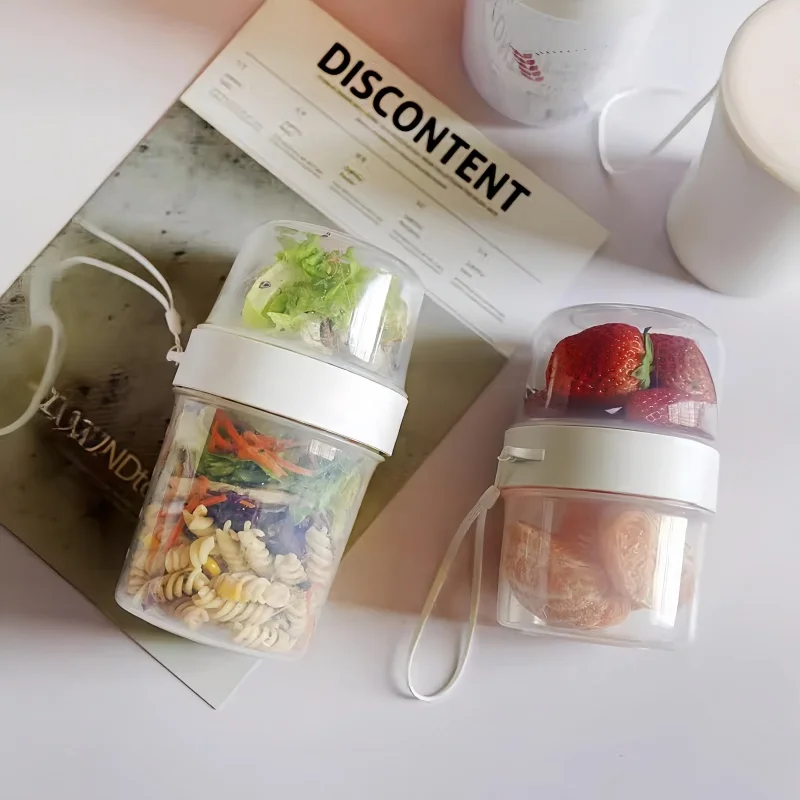 Meal Prep Yogurt Containers - Colazione Farina d'avena Cereali Noce Yogurt