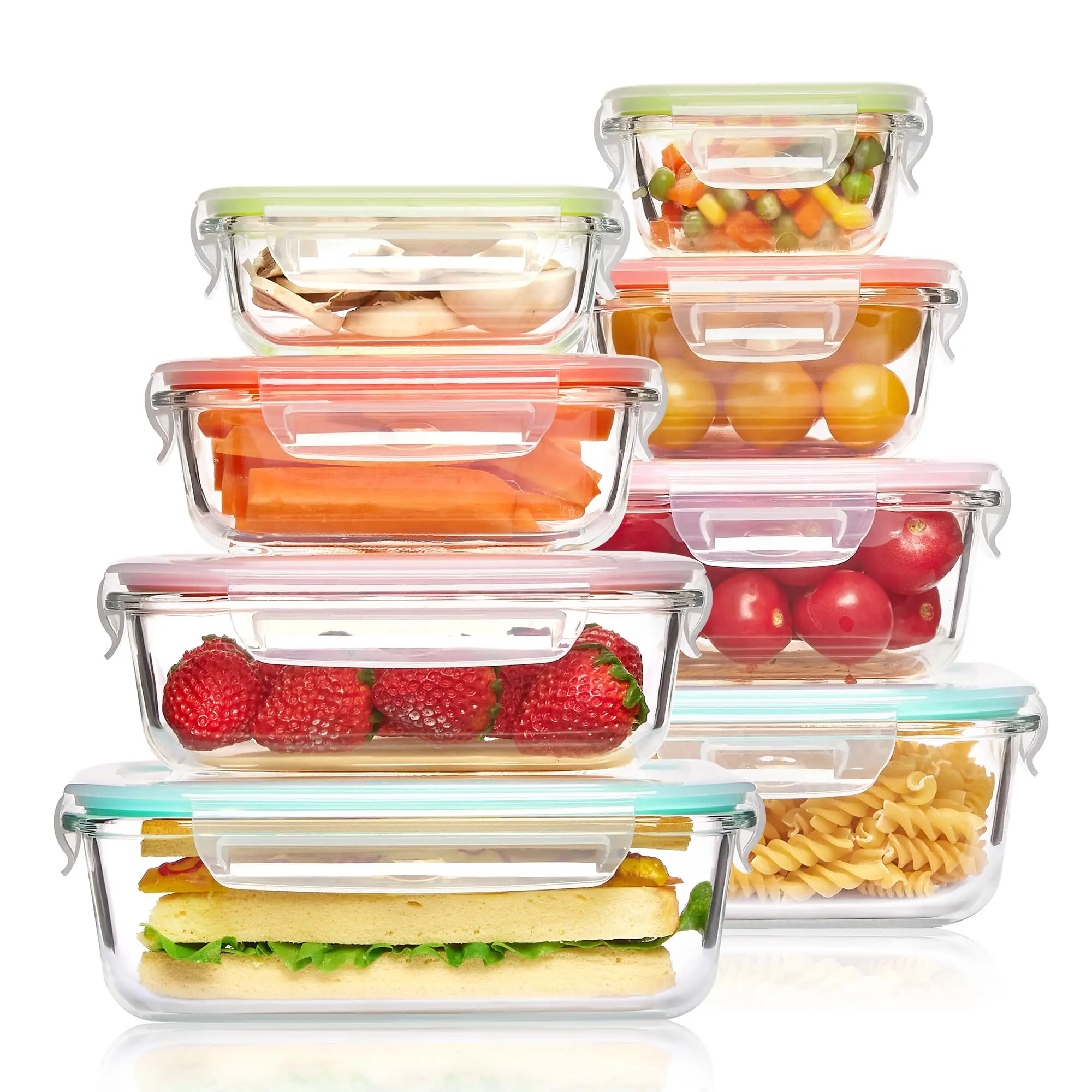 Meal Prep Recipes - Contenitori per alimenti in vetro per