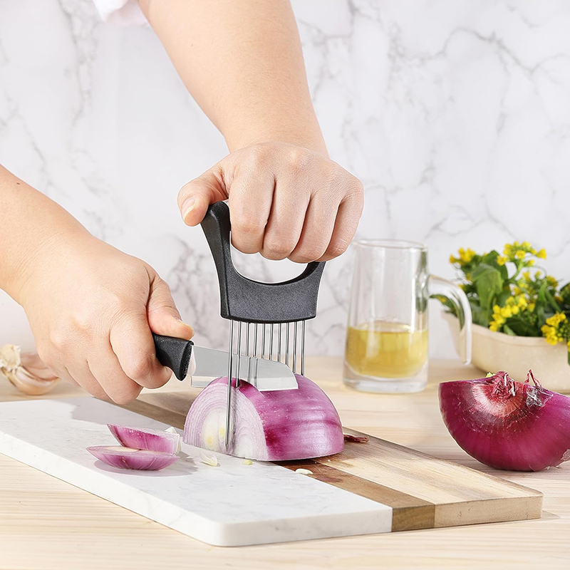 Porta cipolla in acciaio inoss - Onion Holder Slicer recensione e prezzo