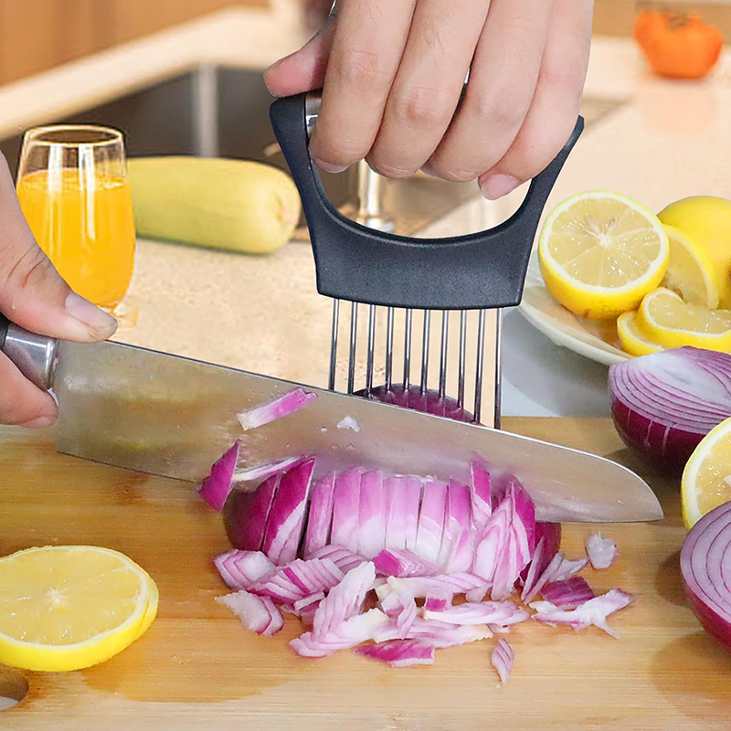 Porta cipolla in acciaio inoss - Onion Holder Slicer recensione e prezzo