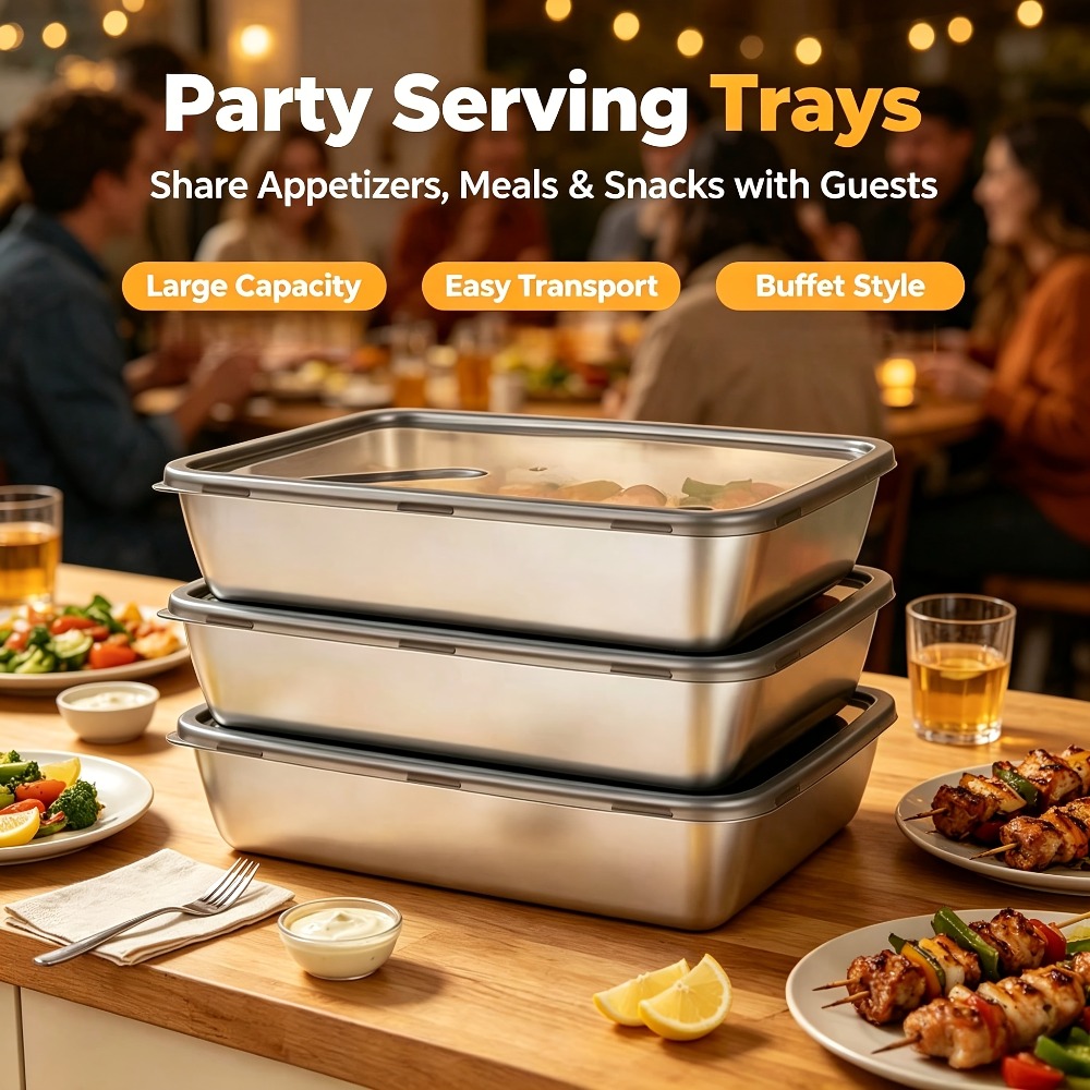 Set di 6 Contenitori in Acciai - Meal Prep Chef recensione e prezzo
