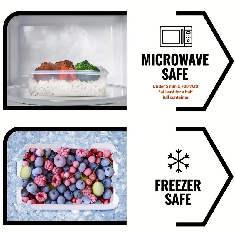 Set di 4 Contenitori Trasparen - Meal Prep Microwave recensione e prezzo