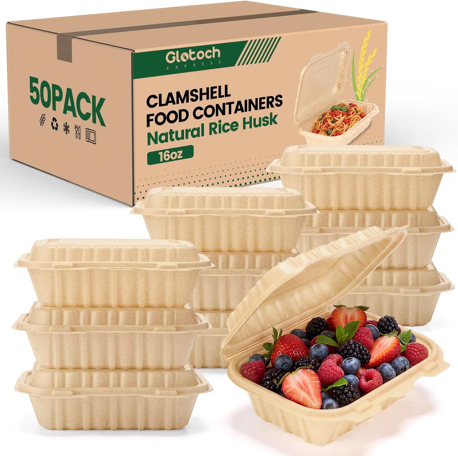 Confezione da 50 Contenitori C - Meal Prep Recipes recensione e prezzo