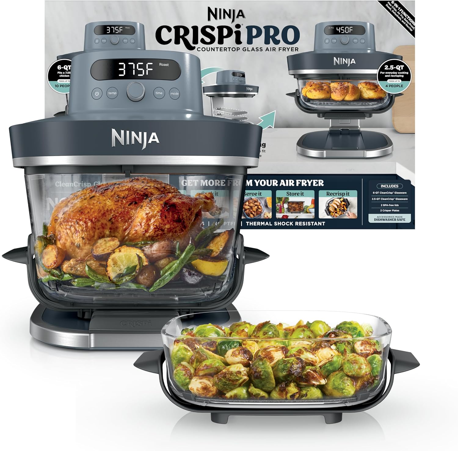 Friggitrice ad Aria Ninja Cris - Meal Prep Microwave recensione e prezzo