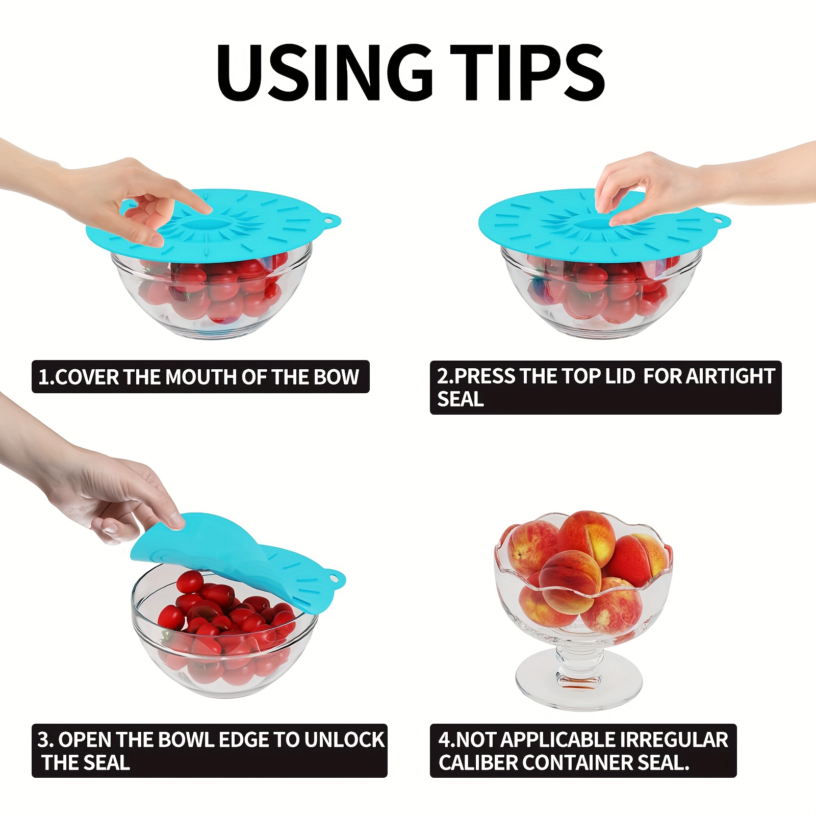 Coperchi in silicone da 5 pezz - Meal Prep Microwave recensione e prezzo