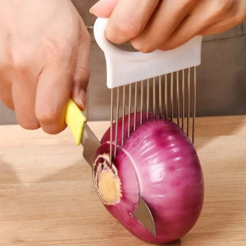 Porta cipolla in acciaio inoss - Onion Holder Slicer recensione e prezzo