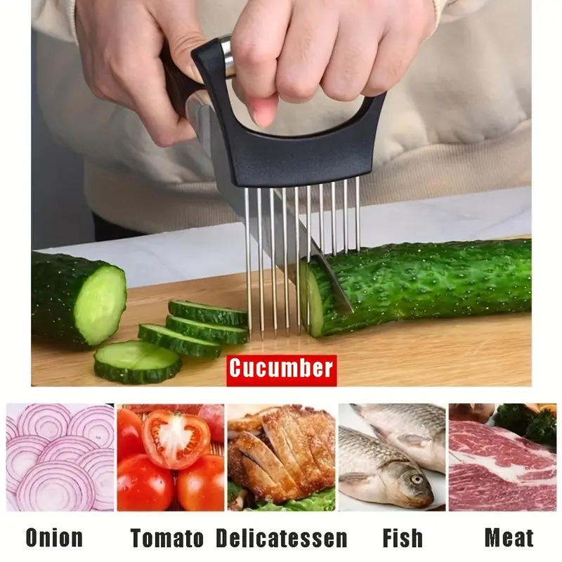 Forchetta per aglio in acciaio - Onion Holder Slicer recensione e prezzo